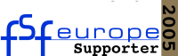 FSFeurope Supporter 2005